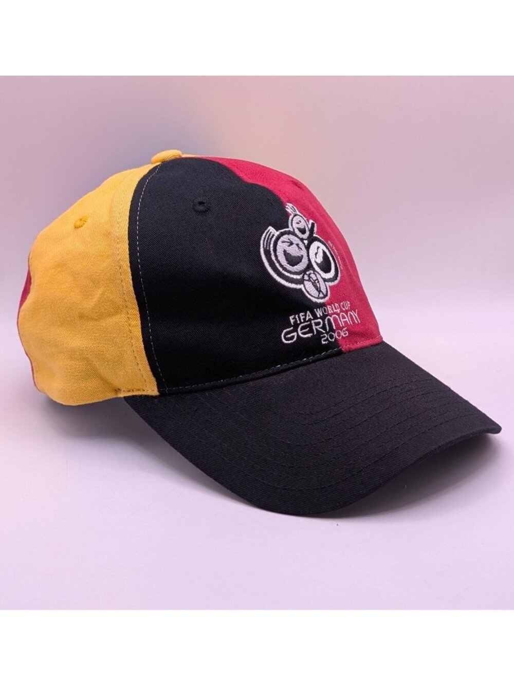FIFA World Cup 2006 Germany Hat Cap Strap Back Soccer Football Flag Colors Y2K